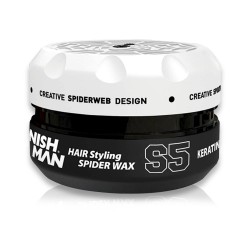 Ceara pentru par cu fixare medie NISH MAN Spider S5, cu keratina, 150ml